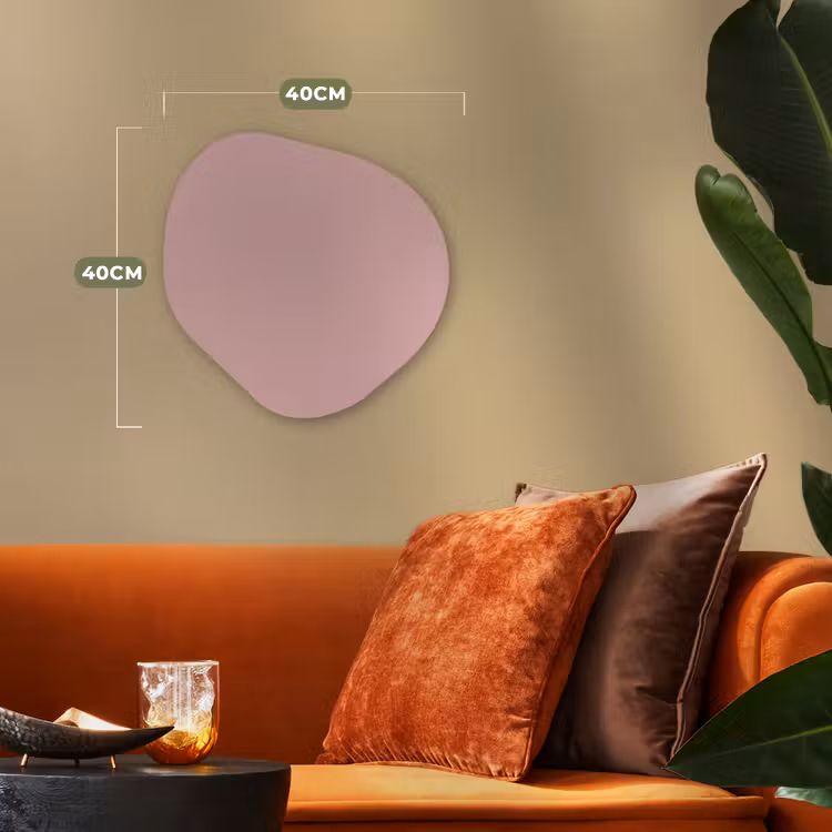 Organisch schilderij - Forex - Soft - Blush - Roze — 4