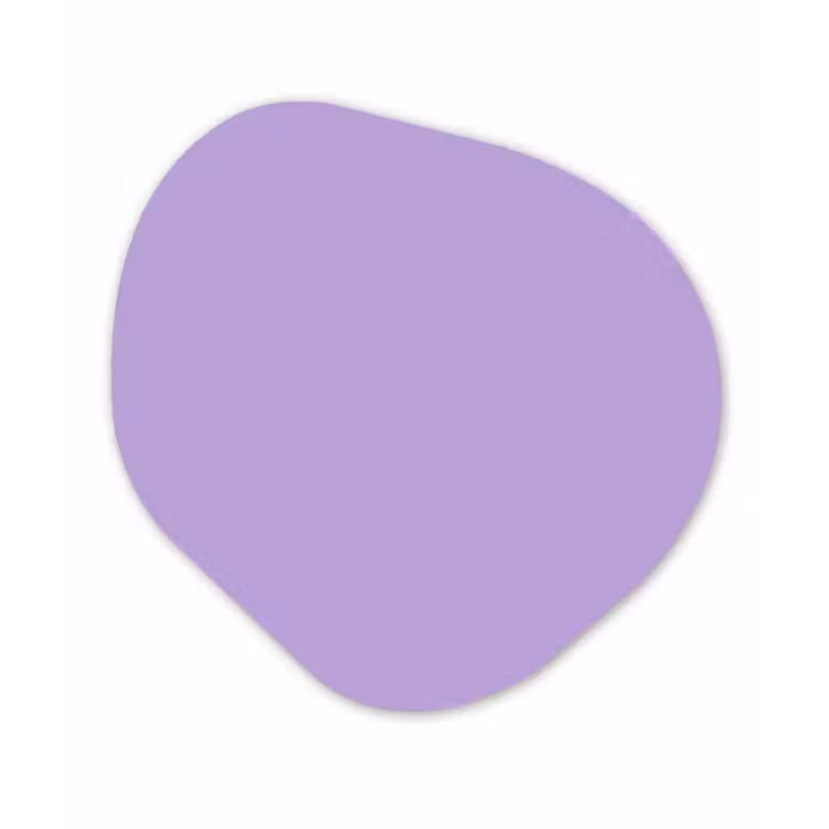 Organisch schilderij - Forex - Soft - Lavender - Paars — 1