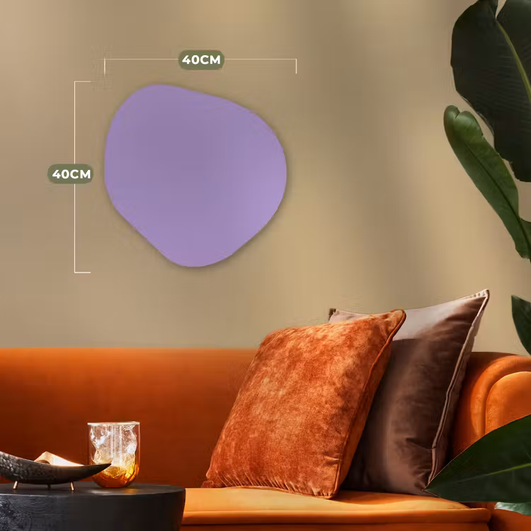 Organisch schilderij - Forex - Soft - Lavender - Paars — 4