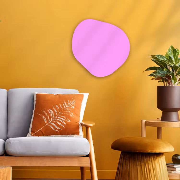 Organisch schilderij - Forex - Soft - Lavender - Roze — 3