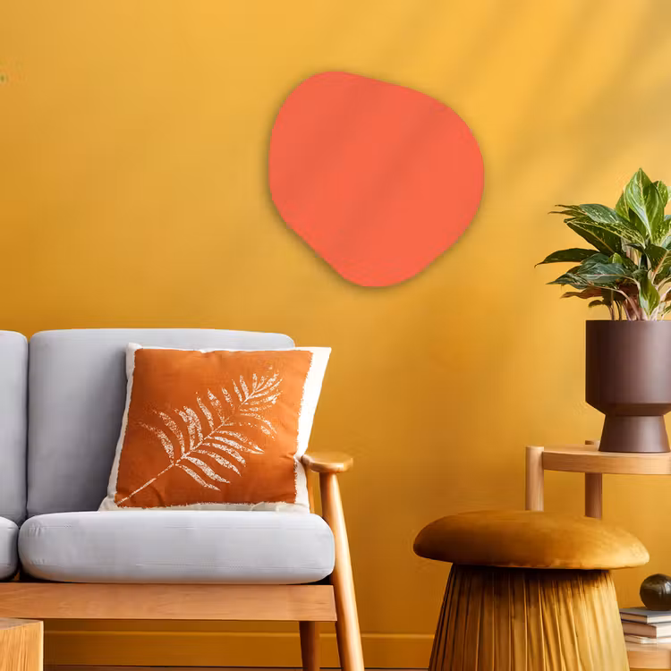 Organisch schilderij - Forex - Sunset - Salmon - Oranje — 3