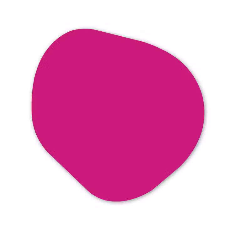 Organisch schilderij - Forex - Velvet - Magenta - Roze — 1
