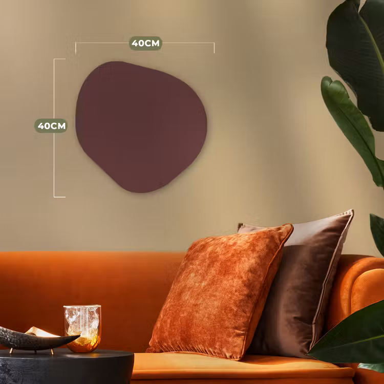 Organisch schilderij - Forex - Velvet - Merlot - Rood — 4
