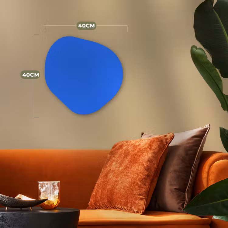 Organisch schilderij - Forex - Vivid - Cobalt - Blauw — 4