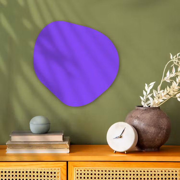 Organisch schilderij - Forex - Vivid - Violet - Paars — 2