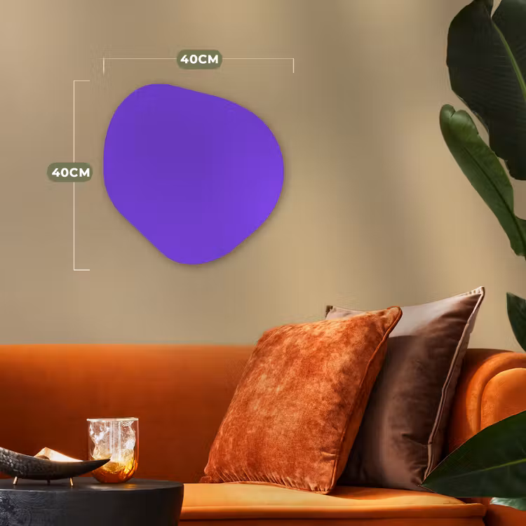 Organisch schilderij - Forex - Vivid - Violet - Paars — 4