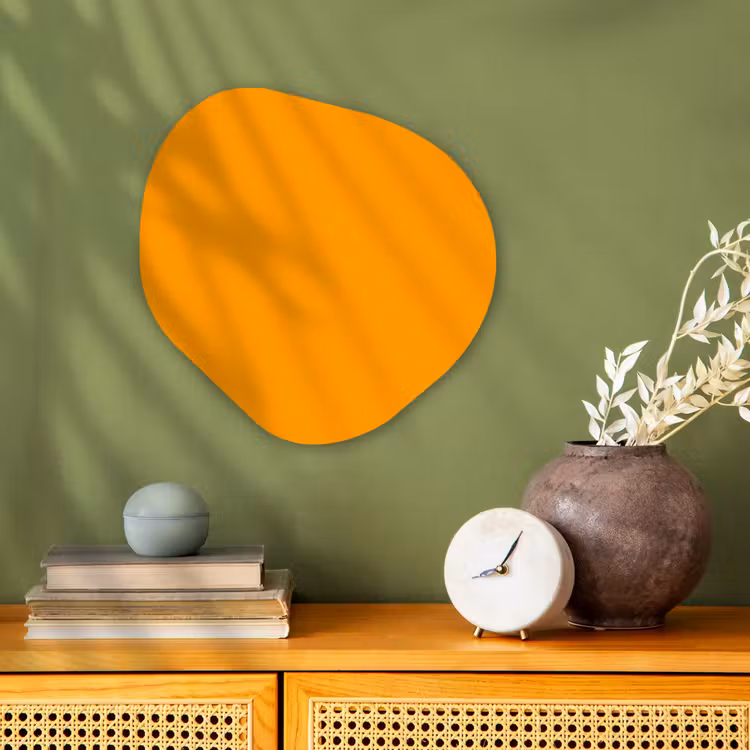 Organisch schilderij - Forex - Warm - Ochre - Oranje — 2
