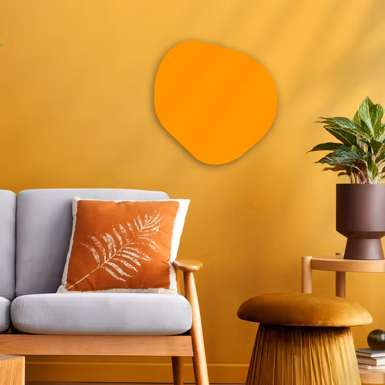 Organisch schilderij - Forex - Warm - Ochre - Oranje — 3