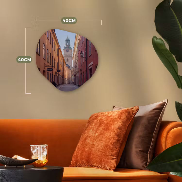 Organisch schilderij - Forex - Straat - Klokkentoren - Stad - Architectuur - Historisch — 4
