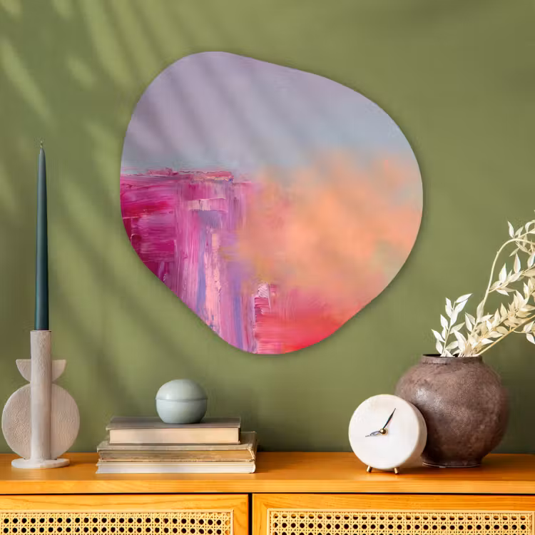 Organische vorm aluminium - Abstract - Kleuren - Modern - Roze — 2
