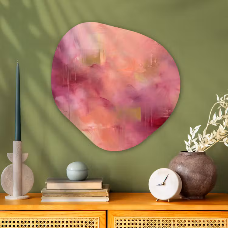 Organische vorm aluminium - Abstract - Kleuren - Modern - Roze - Paars — 2