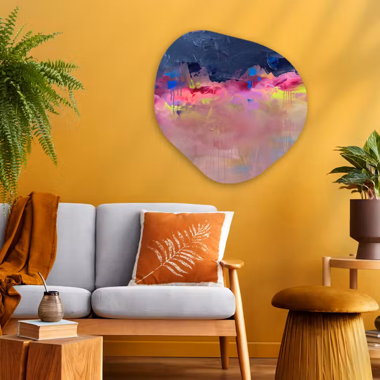 Organische vorm aluminium - Abstract - Textuur - Kleuren - Modern - Roze — 3