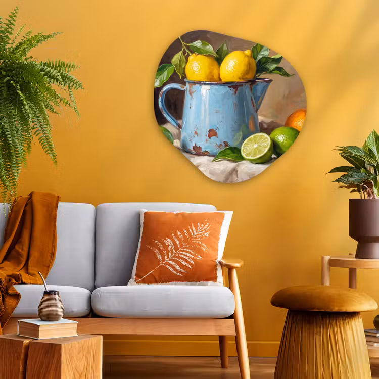 Organisch schilderij - Glas - Eten - Stilleven - Klassiek — 3