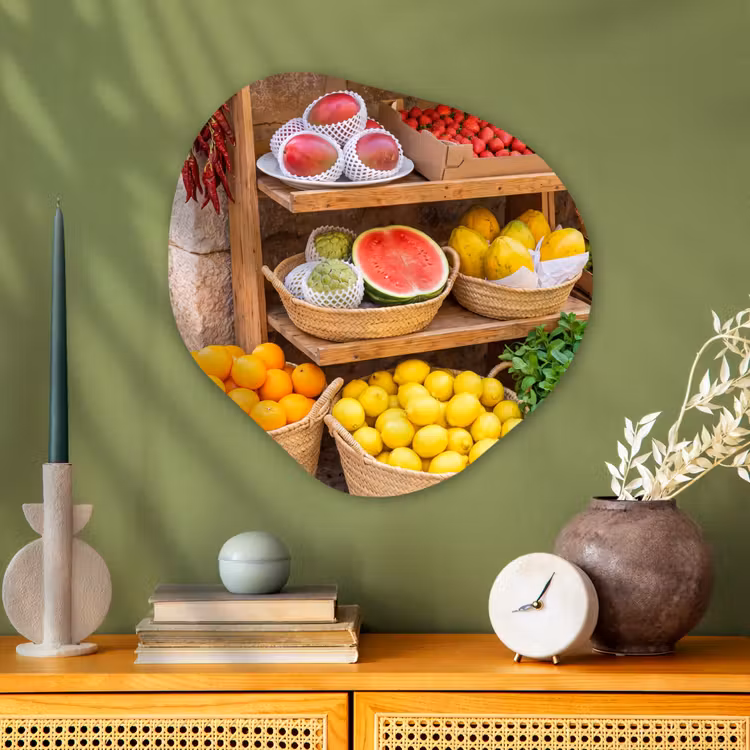 Organische vorm aluminium - Fruit - Markt - Vers — 2
