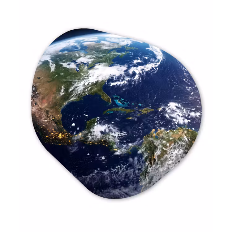 Organisch schilderij - Forex - Planeet - Ruimte - Kosmos — 1