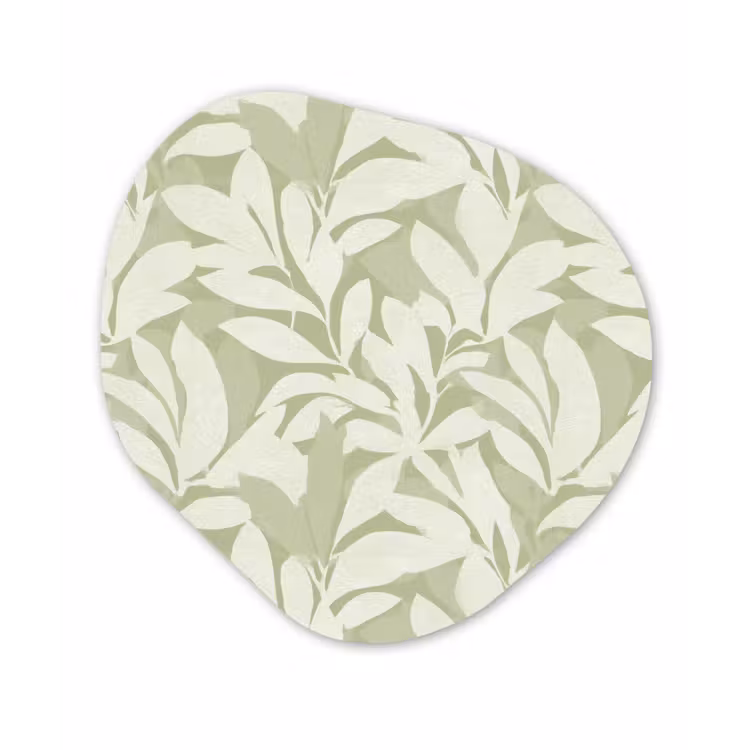 Organisch schilderij - Forex - Saliegroen - Botanisch - Minimalistisch - Patroon — 1