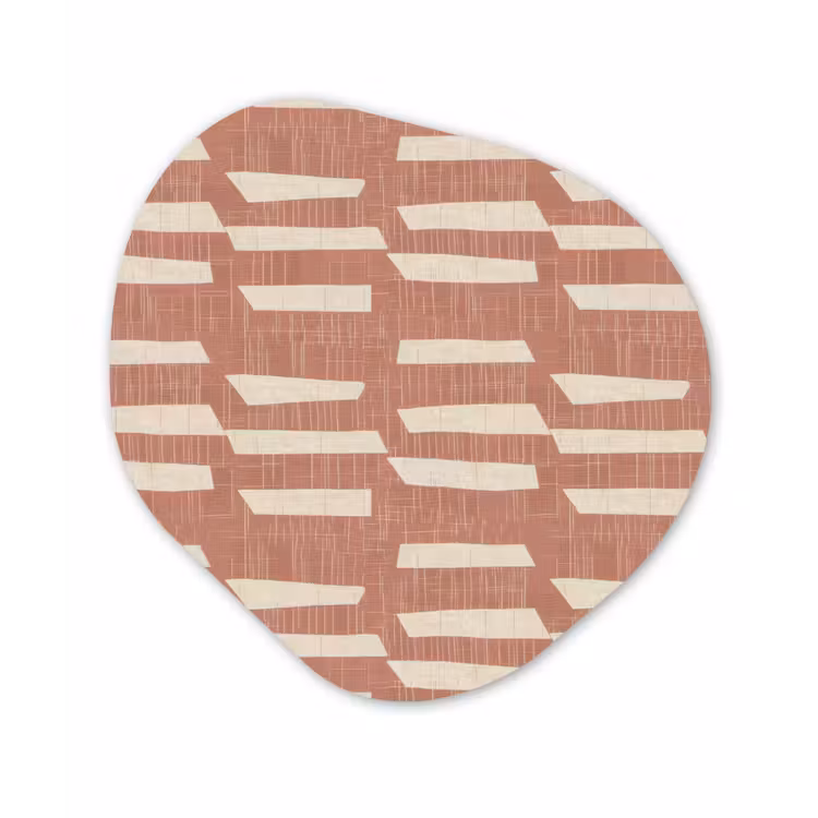 Organisch schilderij - Forex - Terracotta - Abstract - Textuur - Patroon — 1