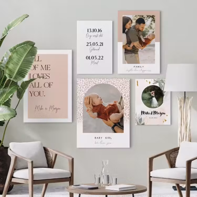 Foto op canvas met tekst — 4