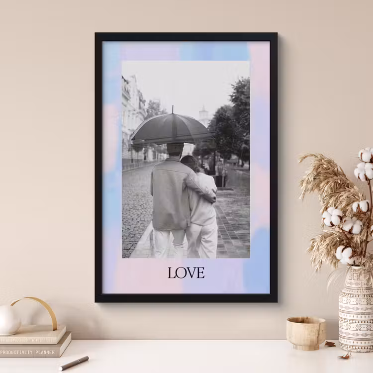 Poster met lijst - Pastel — 2