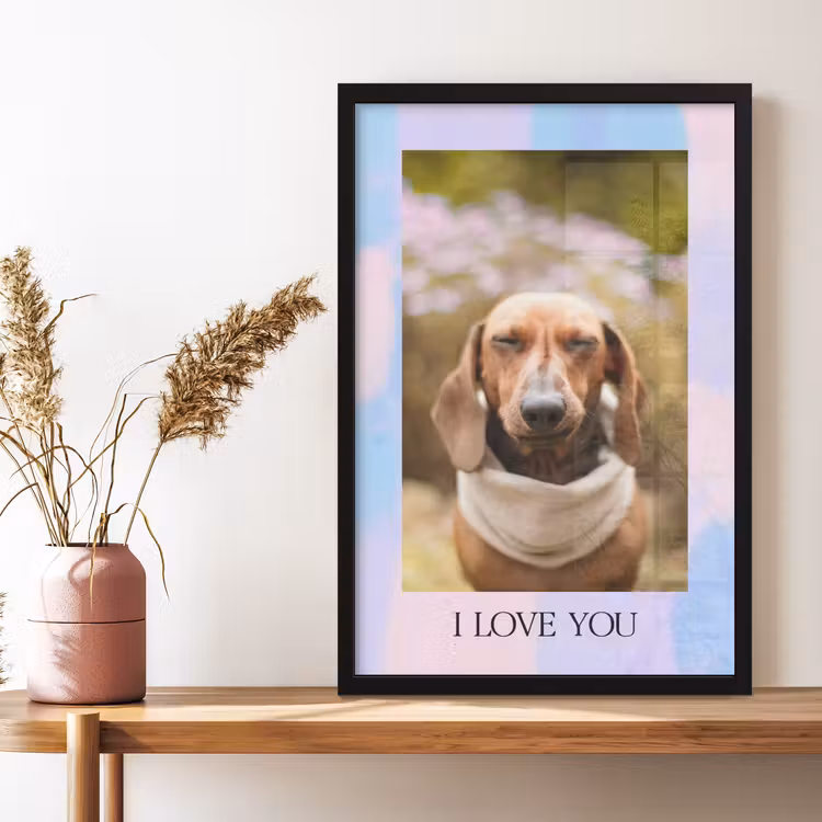 Poster met lijst - Pastel — 3