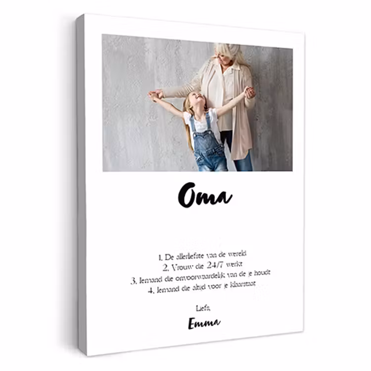 Canvas - Oma betekenis — 2