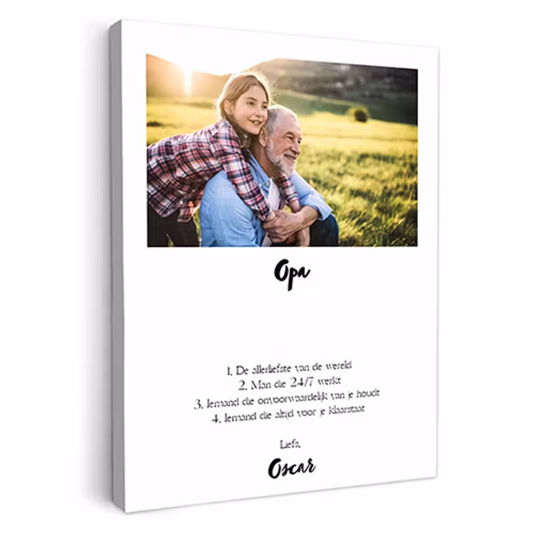 Canvas - Opa betekenis — 2