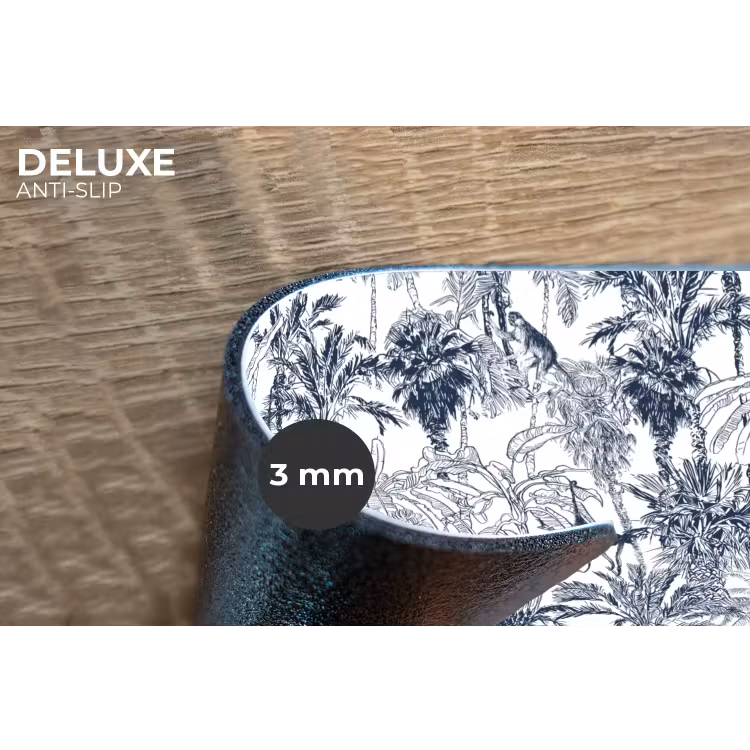 Placemat - 6 stuks - Aap - Jungle - Blauw — 4