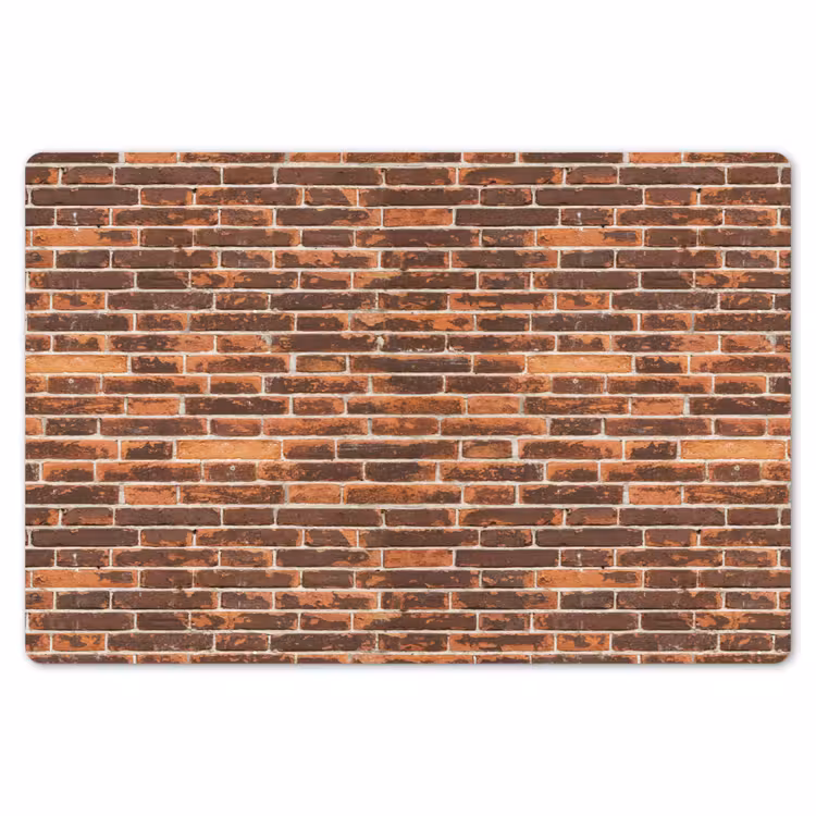 Placemat - 6 stuks - Bakstenen - Oud - Muur - Verkleuring — 7
