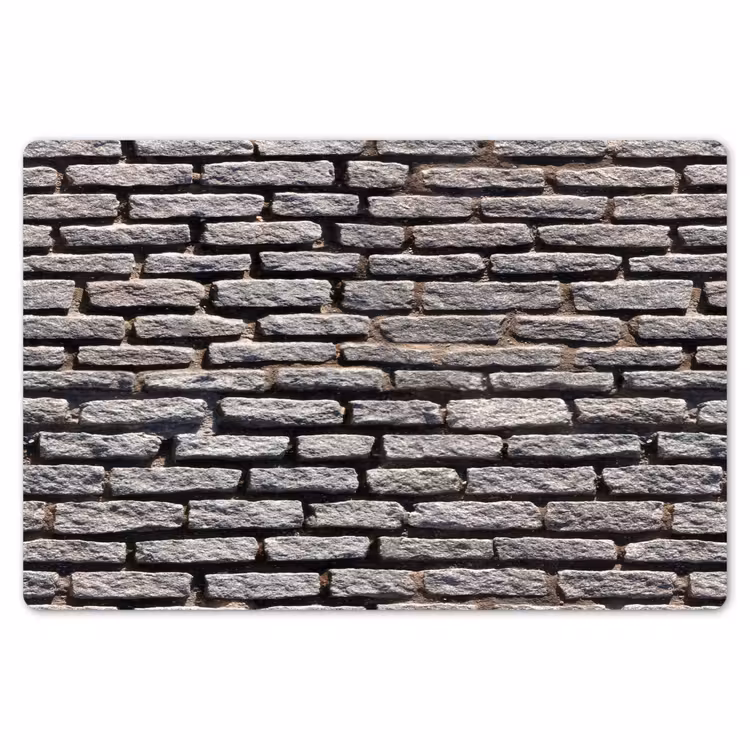 Placemat - 6 stuks - Bestraat - Robuust - Muur - Stenen — 7