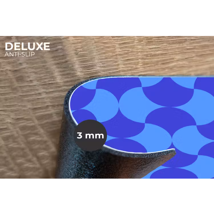 Placemat - 6 stuks - Blauw - Maanvlakken - Patroon — 4