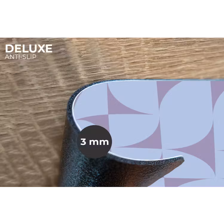 Placemat - 6 stuks - Blokken - Blauw - Paars - Patroon — 4