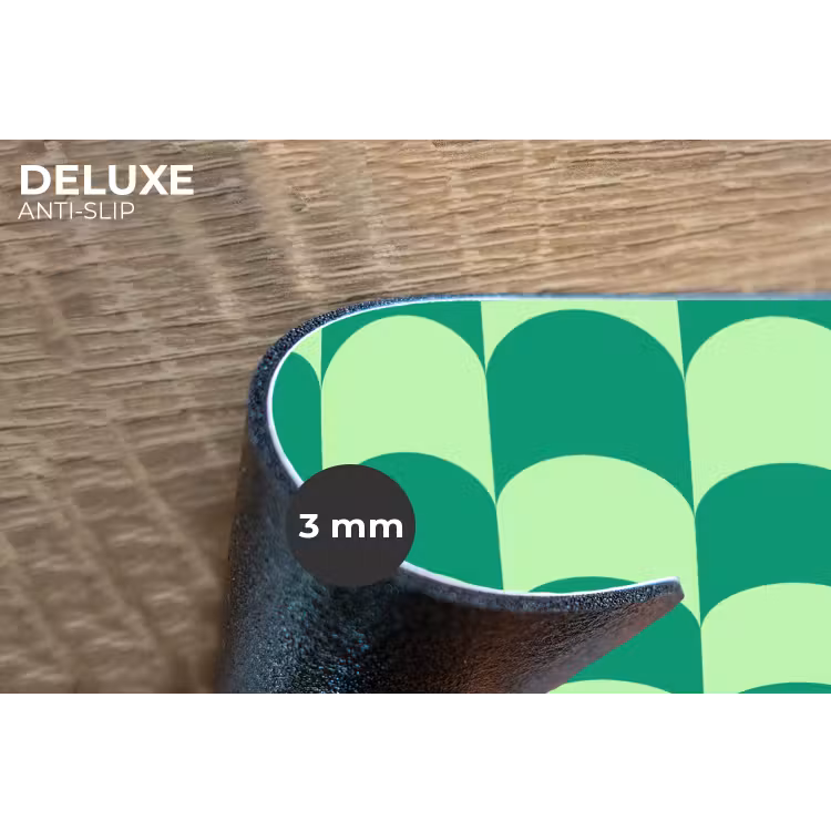 Placemat - 6 stuks - Bogen - Groen - Gestapeld — 4