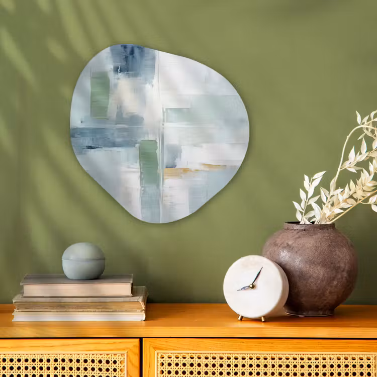 Organisch schilderij - Forex - Verf - Moderne kunst - Abstract - Grijs — 2