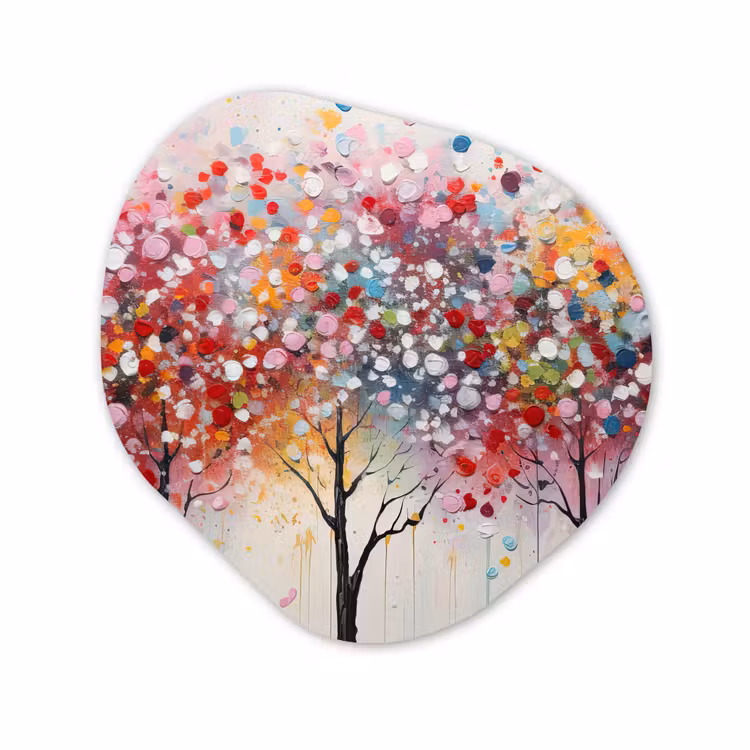 Organisch schilderij - Forex - Kunst - Bomen - Natuur - Acryl — 1