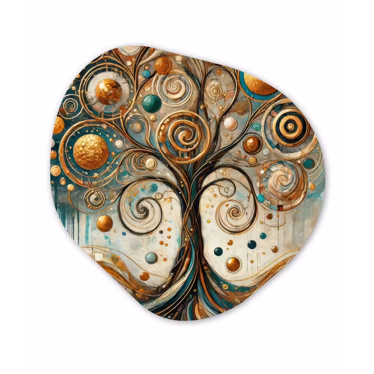 Organisch schilderij - Forex - Levensboom - Boom - Abstract - Modern — 1