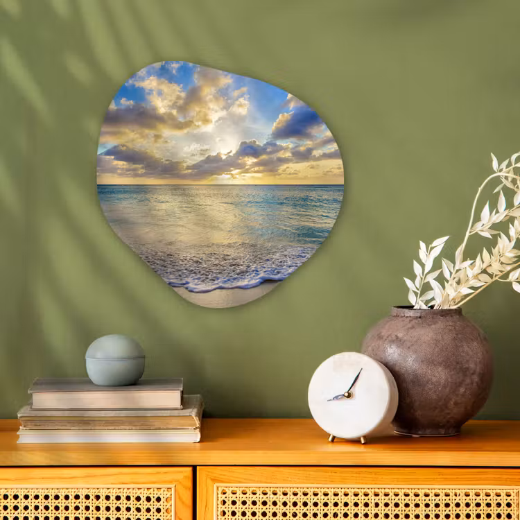 Organisch schilderij - Forex - Zee - Strand - Wolken - Zon — 2
