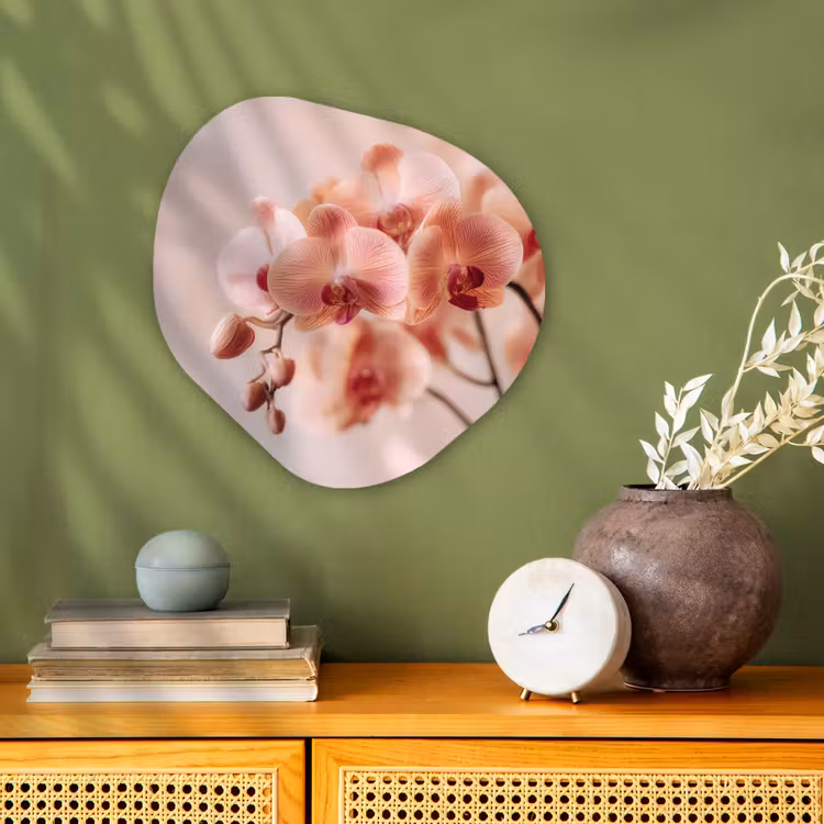 Organisch schilderij - Forex - Orchidee - Bloemen - Roze - Bloemblaadjes — 2