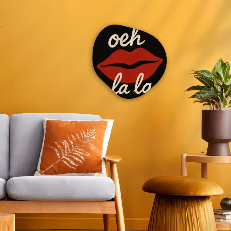 Organisch schilderij - Forex - Lip - Rood - Quote — 3