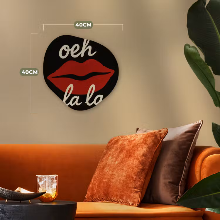 Organisch schilderij - Forex - Lip - Rood - Quote — 4