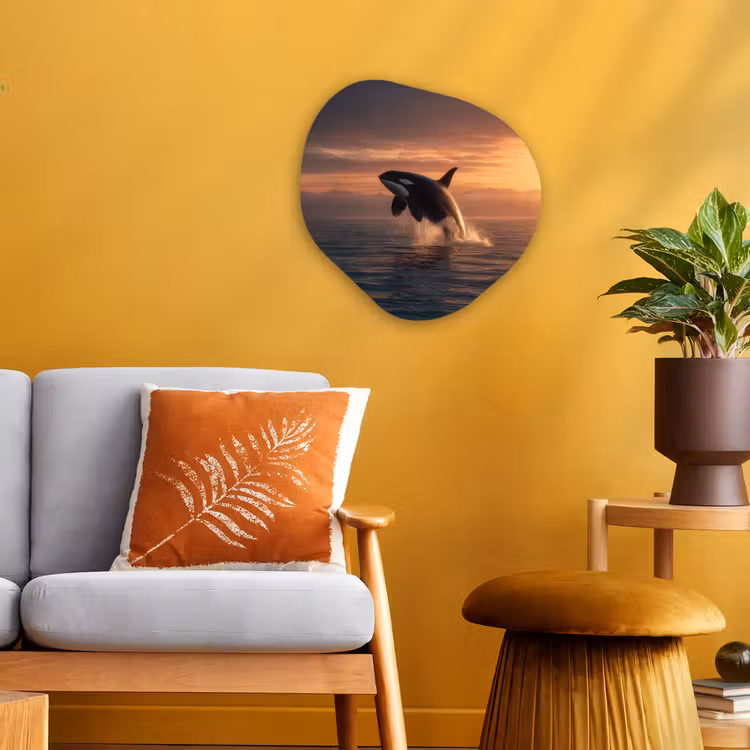 Organisch schilderij - Forex - Orka - Zee - Zonsondergang — 3