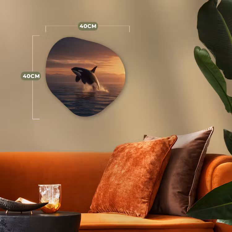 Organisch schilderij - Forex - Orka - Zee - Zonsondergang — 4