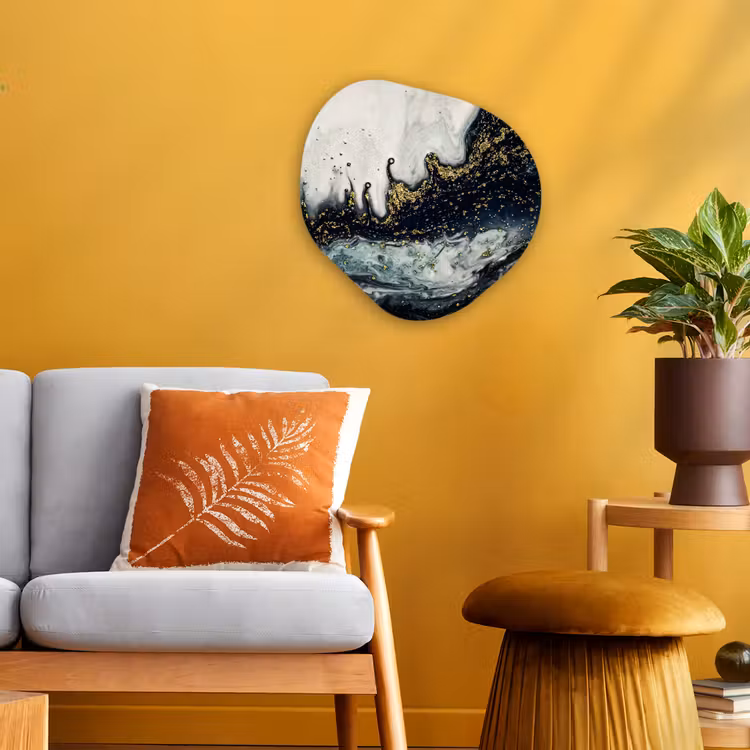 Organisch schilderij - Forex - Marmer - Abstract - Goud - Luxe — 3