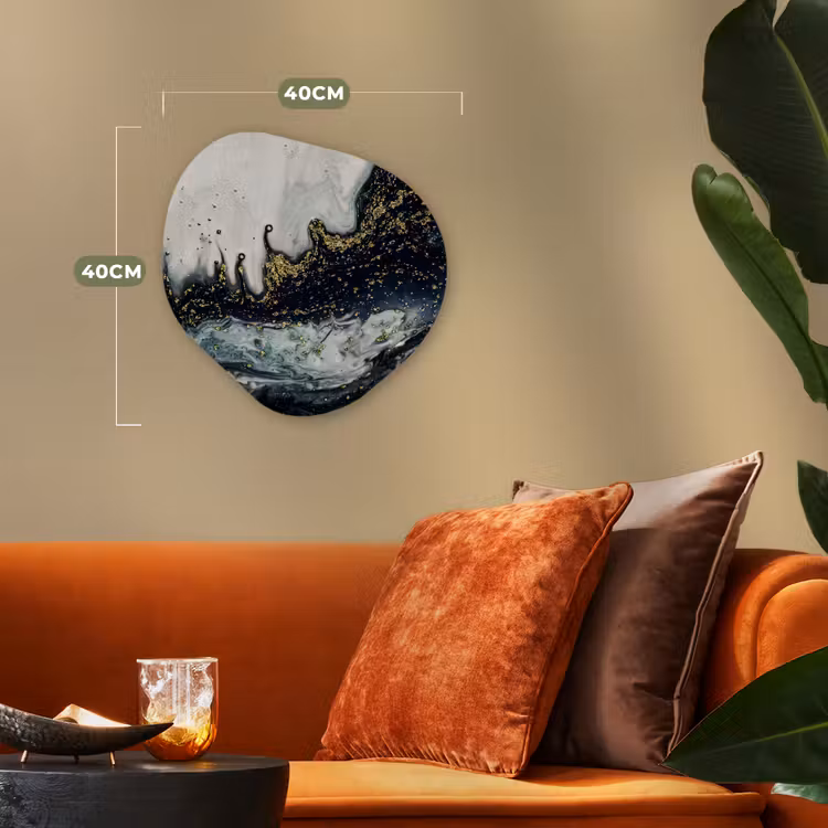 Organisch schilderij - Forex - Marmer - Abstract - Goud - Luxe — 4