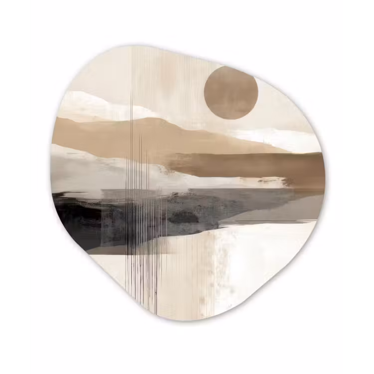 Organisch schilderij - Forex - Minimalistisch - Landschap - Dimensie — 1
