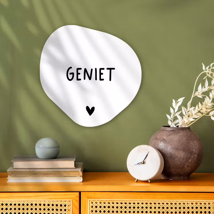 Organisch schilderij - Forex - Spreuken - Geniet - Quotes — 2