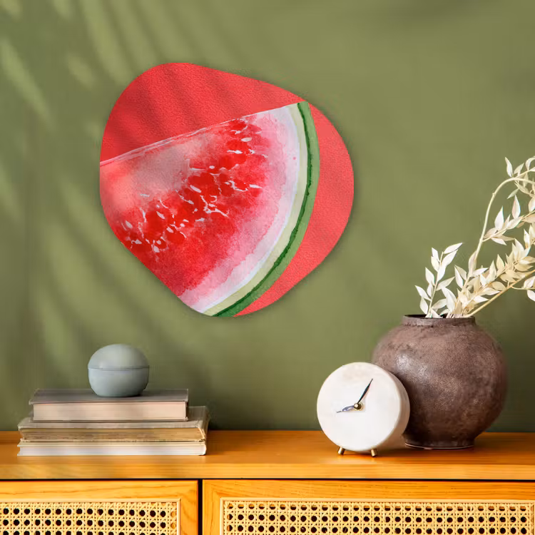 Organisch schilderij - Forex - Watermeloen - Rood - Zomers — 2