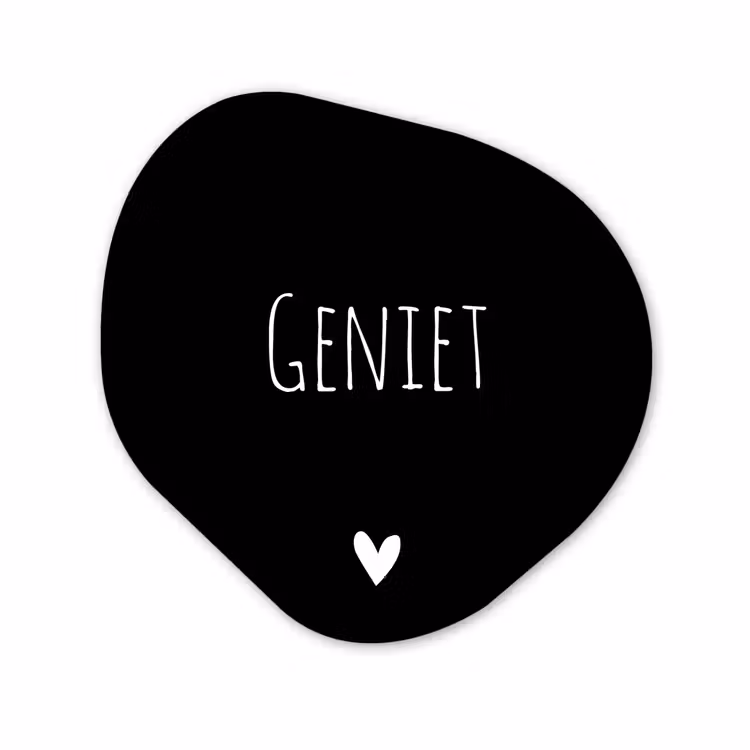 Organisch schilderij - Forex - Spreuken - Quotes - Geniet — 1
