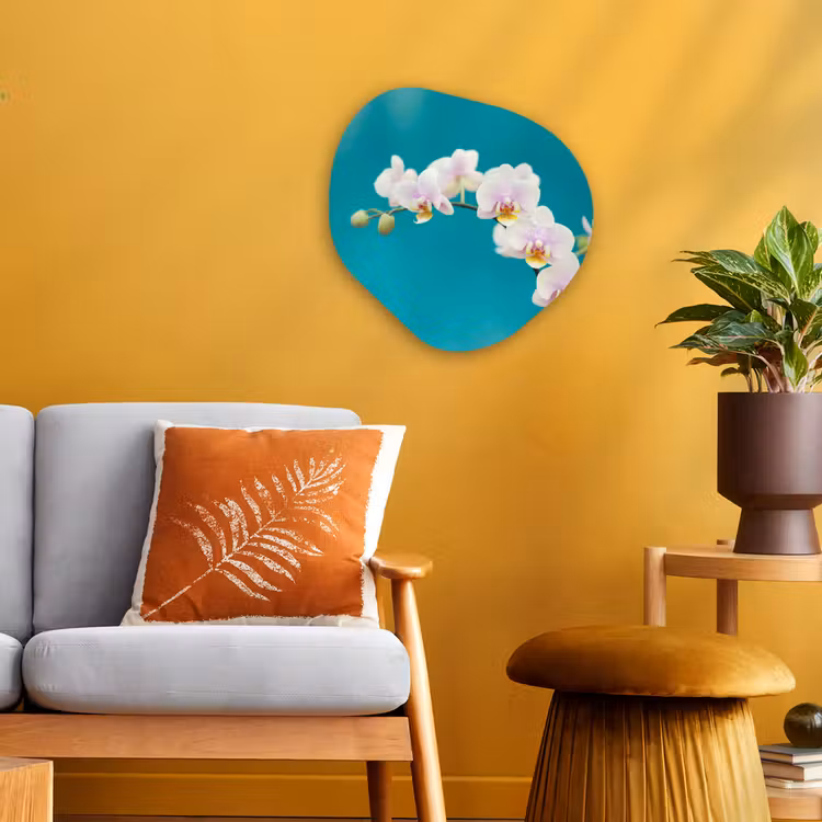 Organisch schilderij - Forex - Orchidee - Bloemen - Plant - Wit - Paars — 3