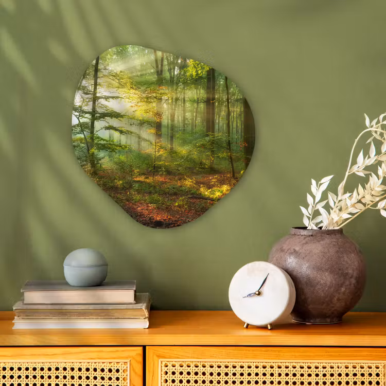 Organisch schilderij - Forex - Zon - Bos - Bomen - Natuur - Herfst — 2