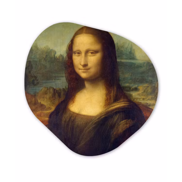 Organisch schilderij - Forex - Mona Lisa - Leonardo da Vinci — 1